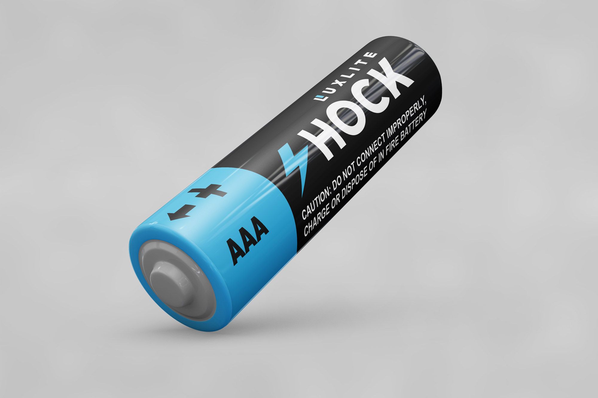 Логотип для батареек LUXLITE SHOCK - дизайнер Alphir