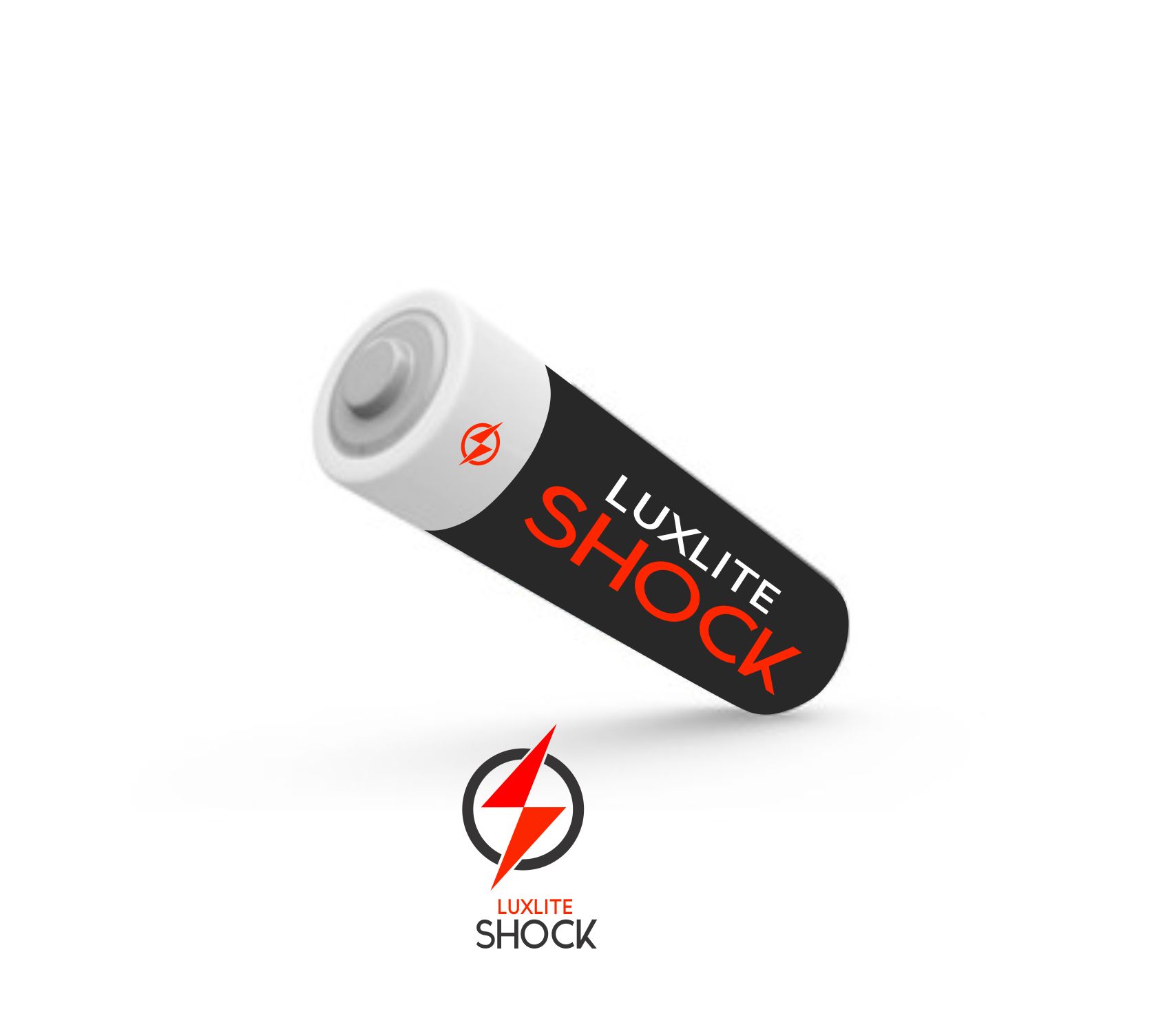Логотип для батареек LUXLITE SHOCK - дизайнер sv58