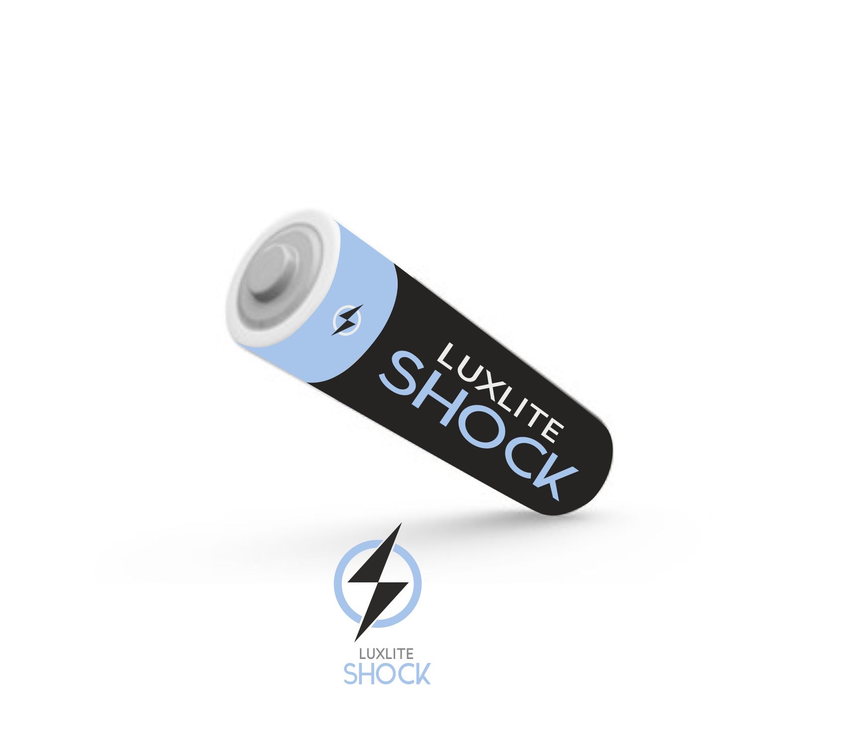 Логотип для батареек LUXLITE SHOCK - дизайнер sv58