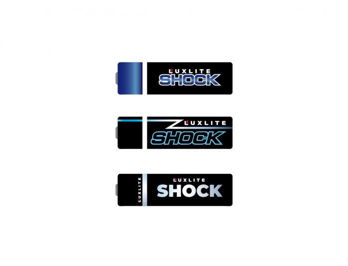 Логотип для батареек LUXLITE SHOCK - дизайнер kirilln84