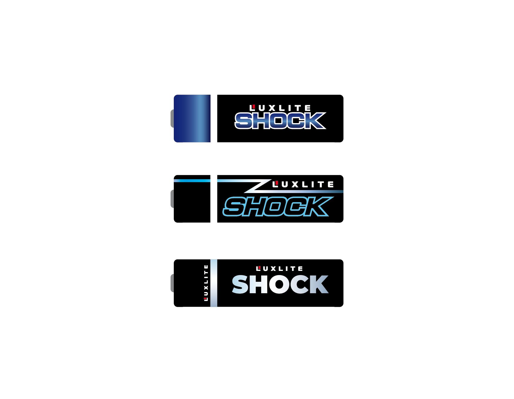 Логотип для батареек LUXLITE SHOCK - дизайнер kirilln84