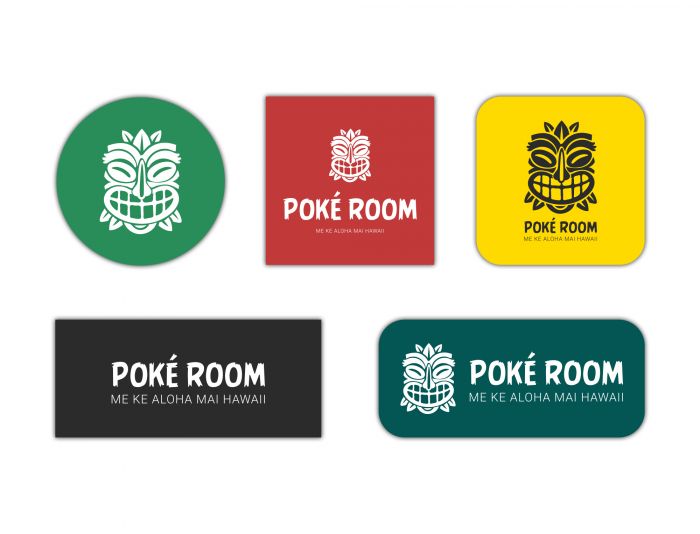 Лого и фирменный стиль для poké room - дизайнер Vebjorn