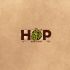 Логотип для крафтовый бар The HOP - дизайнер Slammaestro