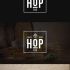 Логотип для крафтовый бар The HOP - дизайнер Seberu