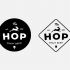 Логотип для крафтовый бар The HOP - дизайнер Iceface