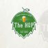 Логотип для крафтовый бар The HOP - дизайнер Helen1303