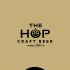 Логотип для крафтовый бар The HOP - дизайнер KokAN