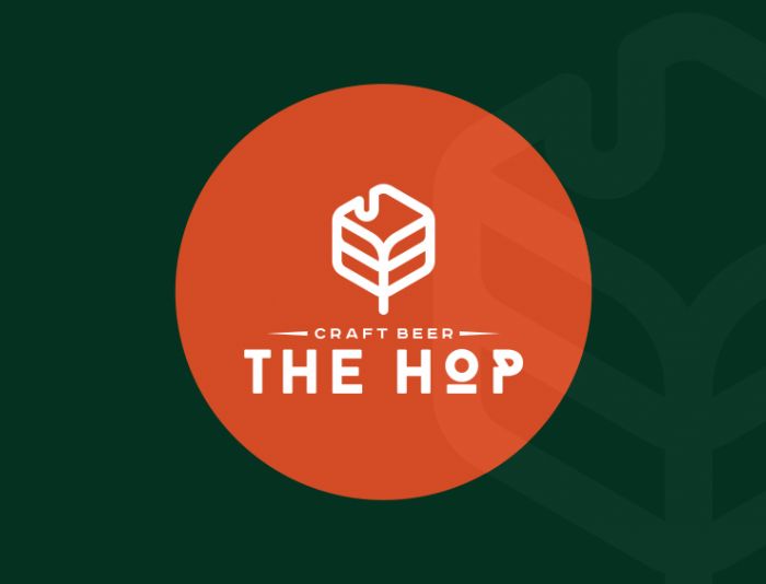 Логотип для крафтовый бар The HOP - дизайнер zozuca-a