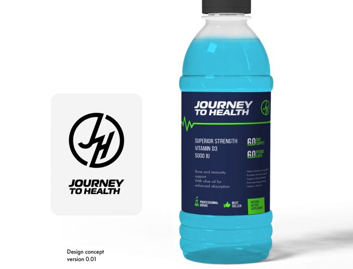Package Design for Vitamin bottle + Logo - дизайнер Jack_Bezz