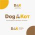 Логотип для DOG&КОТ (см. пояснения в тексте) - дизайнер Seberu