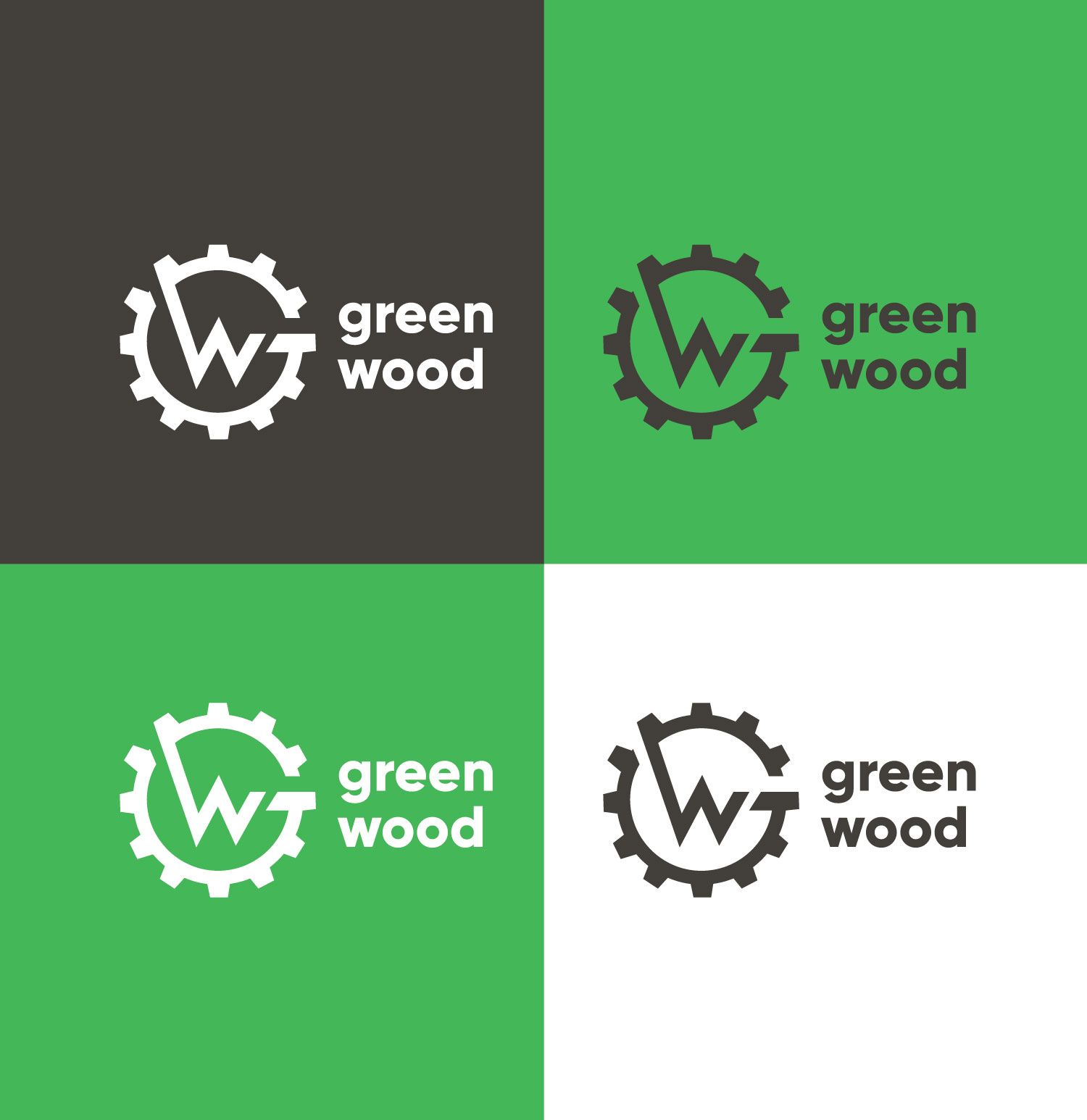 Лого и фирменный стиль для GREENWOOD - дизайнер Le_onik