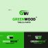 Лого и фирменный стиль для GREENWOOD - дизайнер MOLOKO