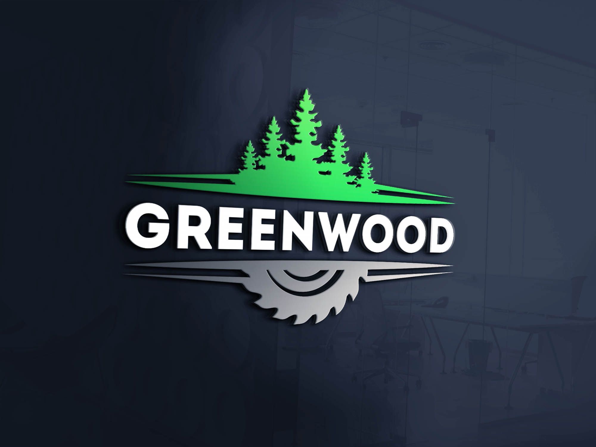 Лого и фирменный стиль для GREENWOOD - дизайнер SmolinDenis