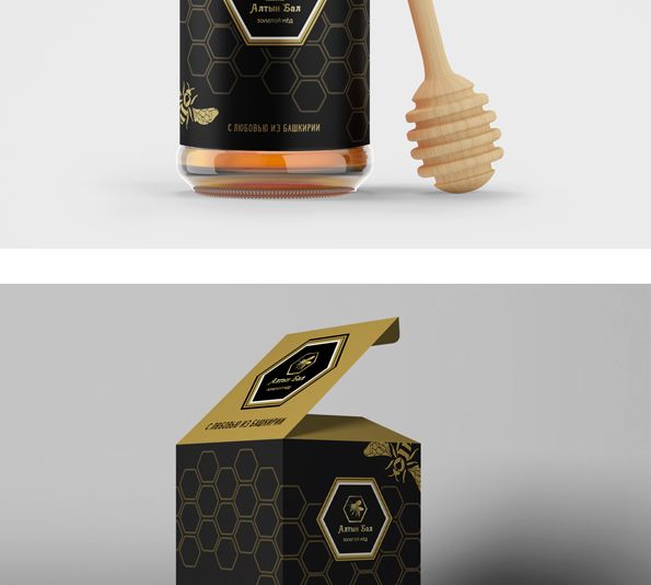 Подарочная упаковка для элитного мёда - дизайнер Daryur