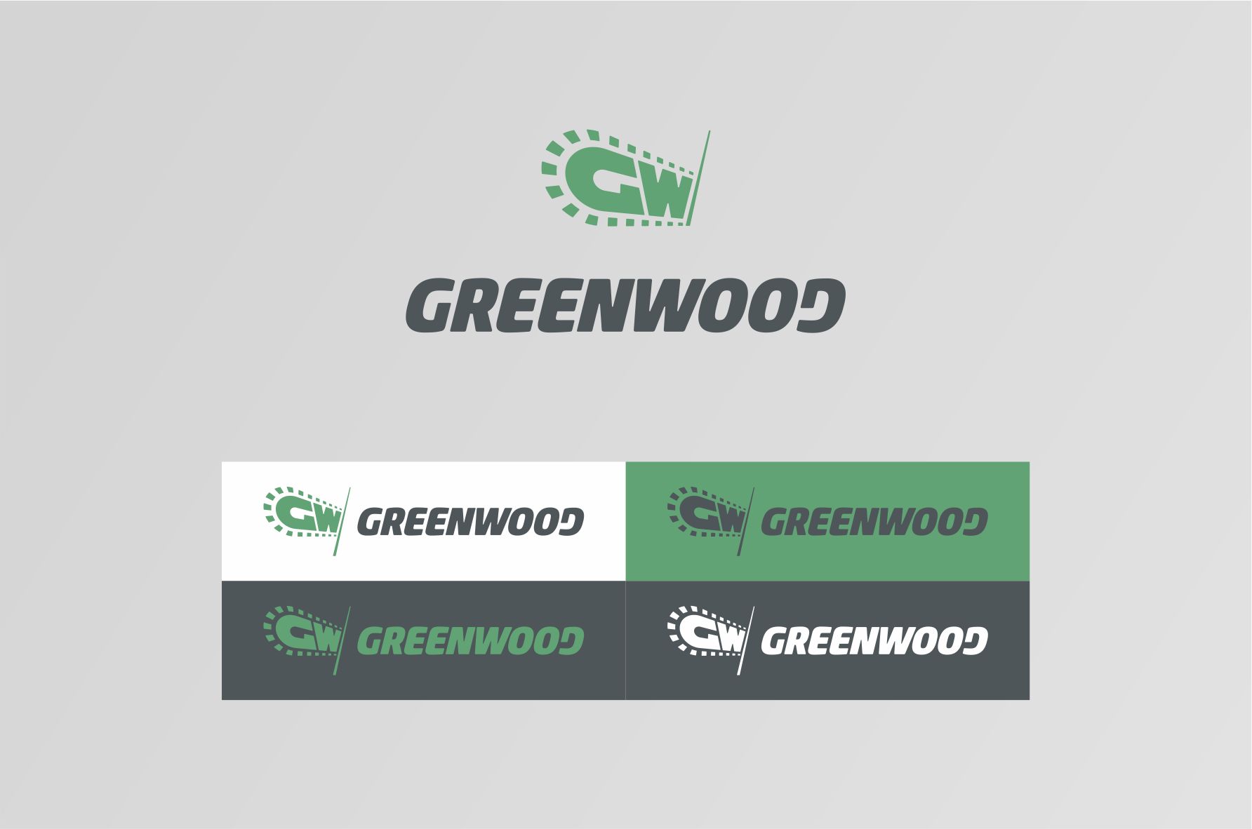 Лого и фирменный стиль для GREENWOOD - дизайнер axst
