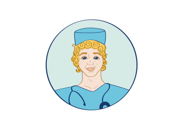 Персонаж детского доктор-бота для Телеграм - дизайнер sunny_juliet