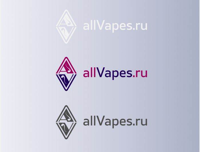 Логотип для Allvapes.ru - дизайнер PERO71