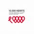 Логотип для 10.000 hearts/ 10. 000 сердец - дизайнер freehandslogo