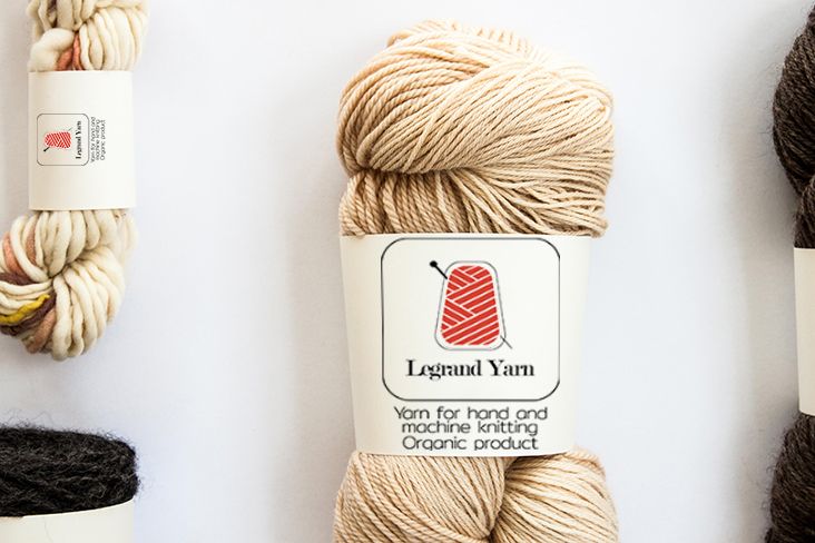 Лого и фирменный стиль для Legrand Yarn - дизайнер iamerinbaker