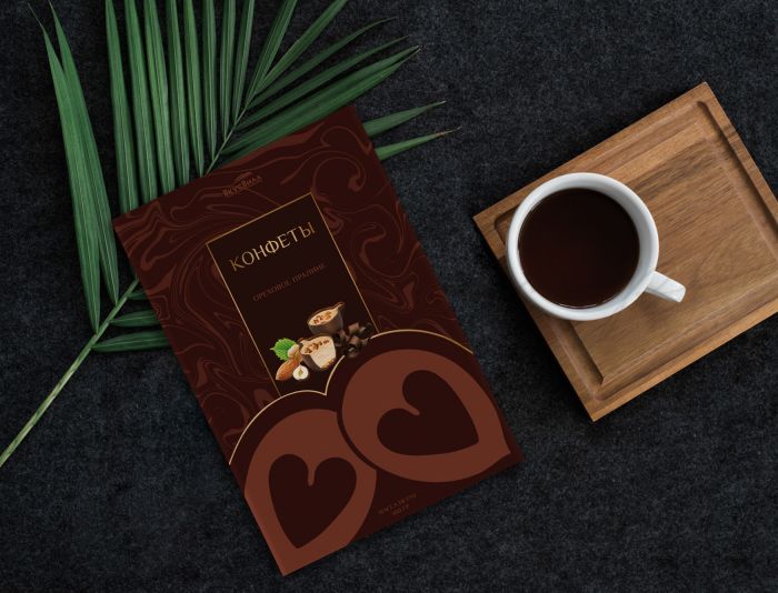 Разработка упаковки шоколадных конфет ВкусВилл - дизайнер viva0586