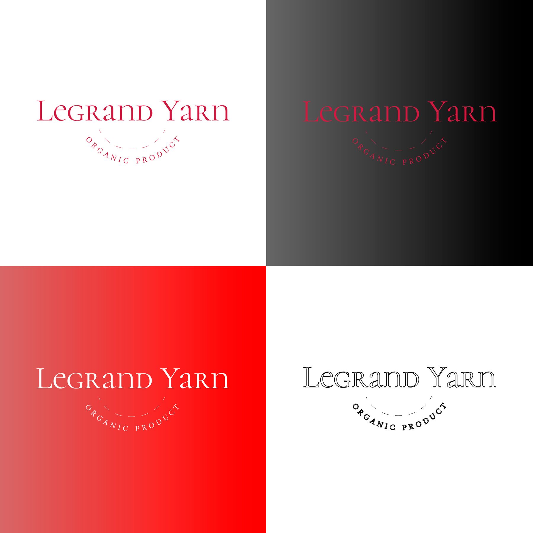 Лого и фирменный стиль для Legrand Yarn - дизайнер IrenKirilchuk