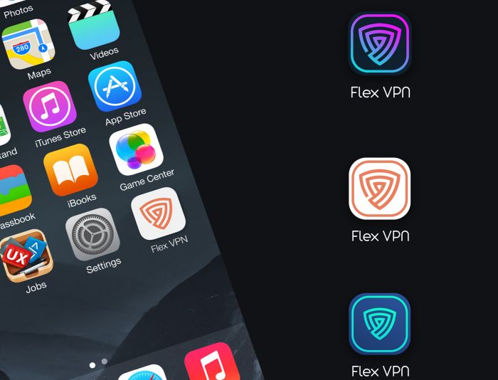 Разработать иконку для VPN приложения под iOS.  - дизайнер Splayd