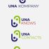 Логотип для UNA Company и UNA Contact - дизайнер MVVdiz
