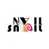 Логотип для Nail Snail студия маникюра - дизайнер Ataraxia