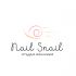 Логотип для Nail Snail студия маникюра - дизайнер AnUnbelievable