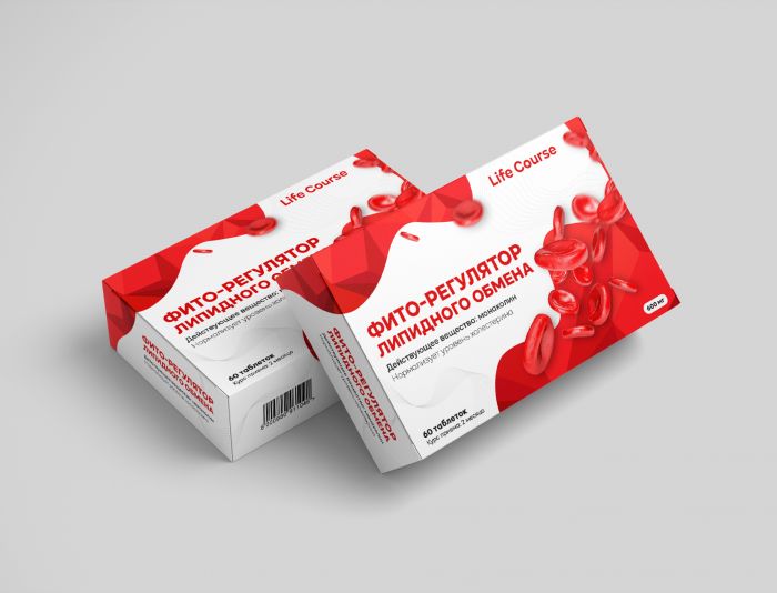 Упаковка для фиторегулятора липидного обмена - дизайнер Splayd