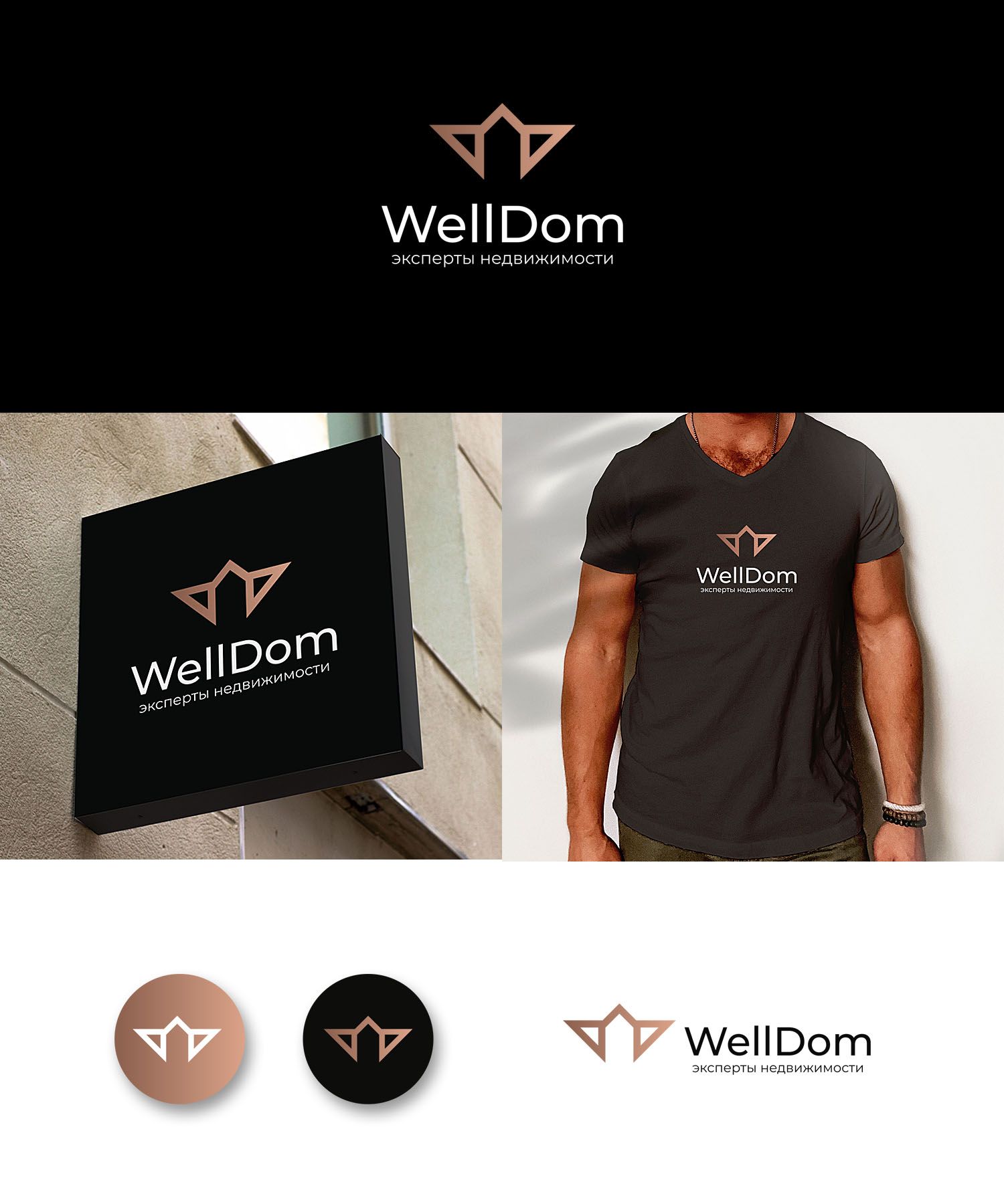Логотип для WellDom  - дизайнер bovee