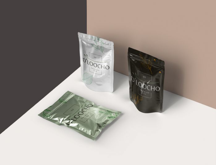 Дизайн упаковки для бренда чая D'Loocho - дизайнер Mikuartstyle