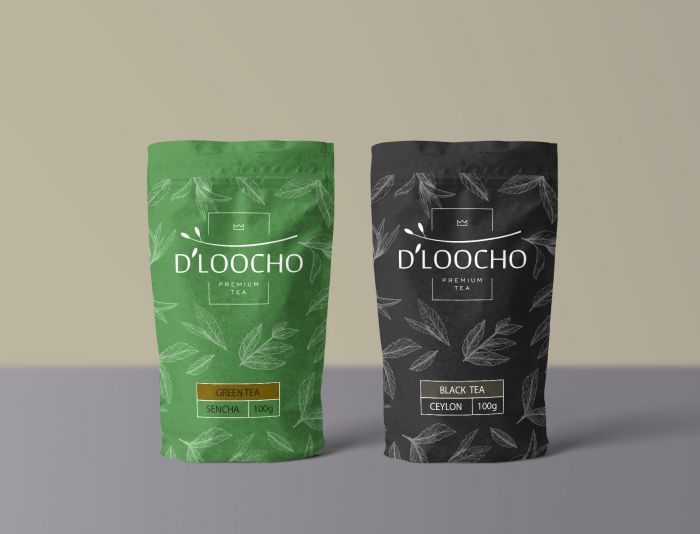 Дизайн упаковки для бренда чая D'Loocho - дизайнер Natal_ka