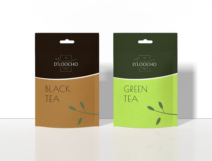 Дизайн упаковки для бренда чая D'Loocho - дизайнер arteka