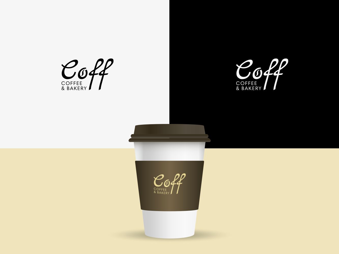 Логотип для COFF coffee & bakery - дизайнер Elevs