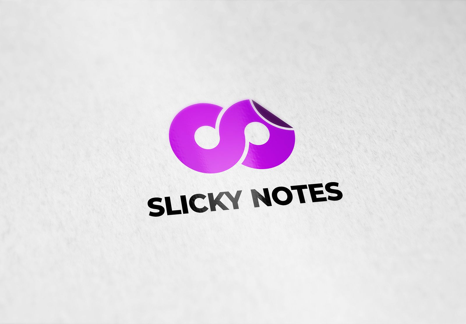 Логотип для SlickyNotes - дизайнер robert3d