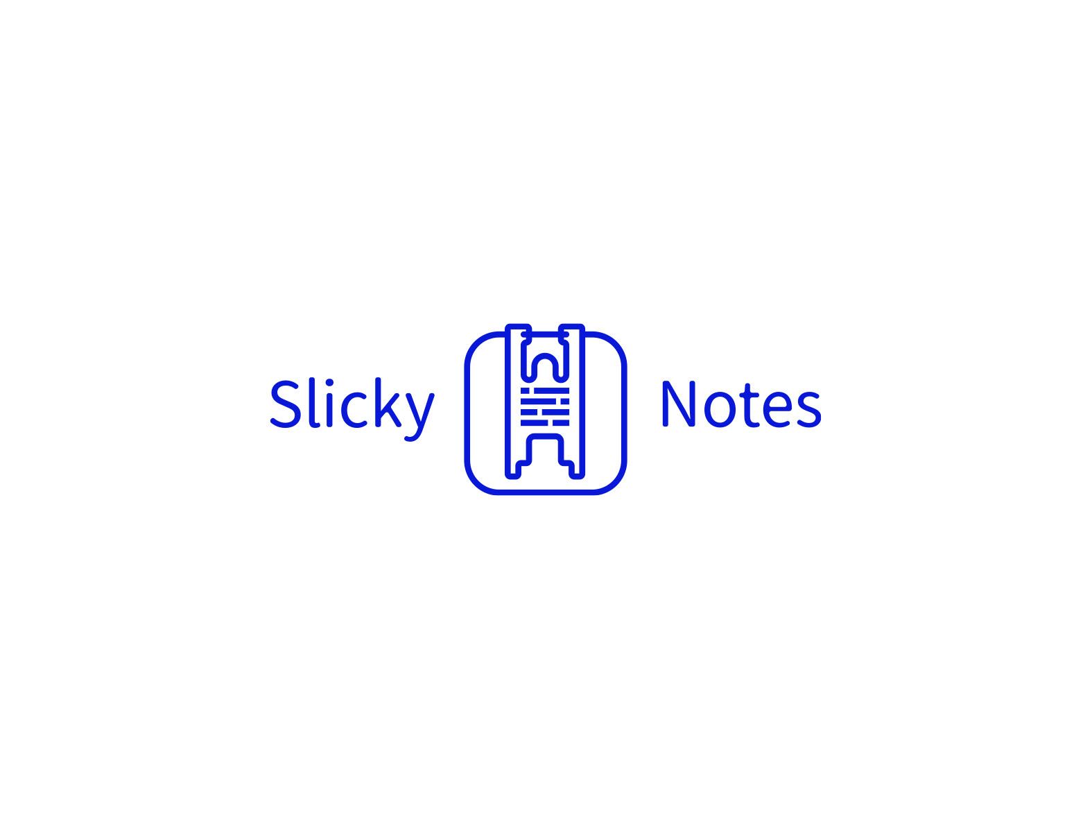 Логотип для SlickyNotes - дизайнер alekcan2011