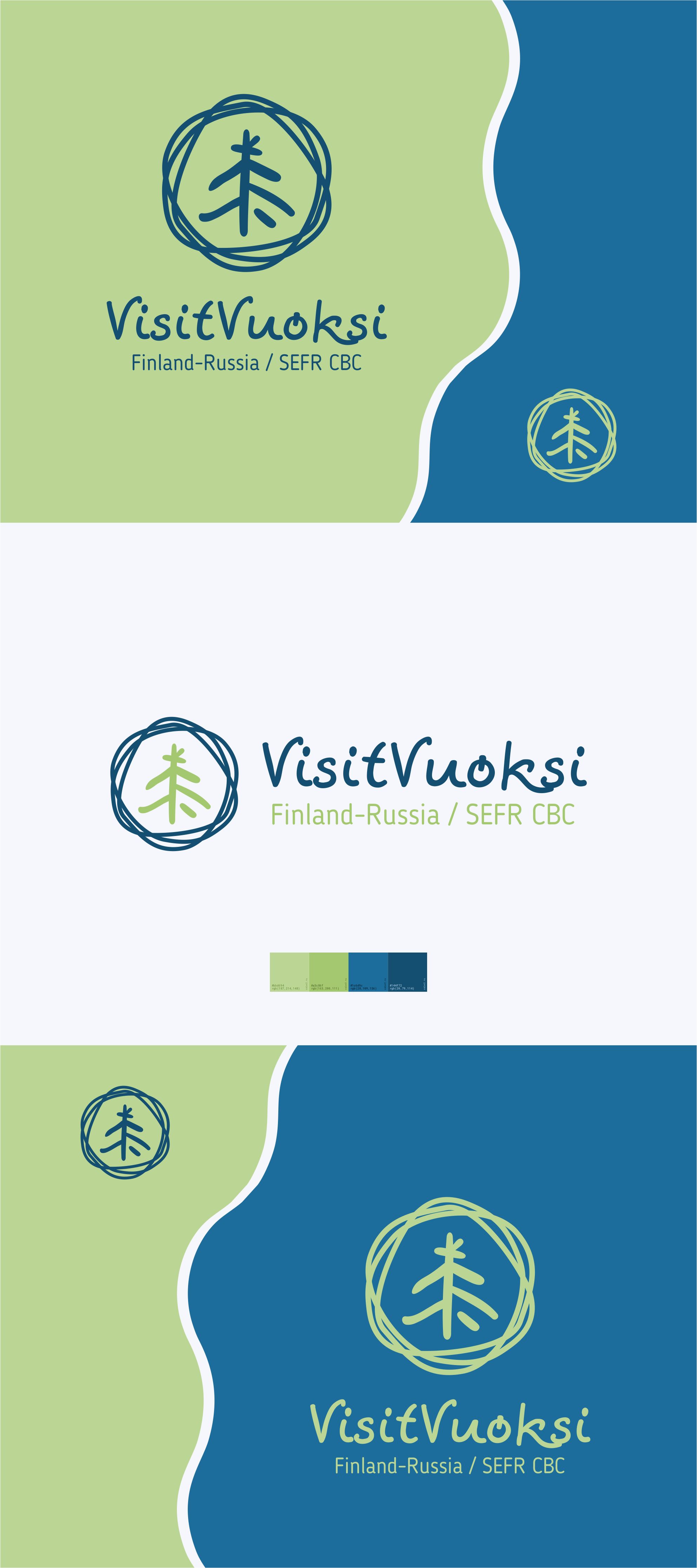 Логотип для ViVu/Visit Vuoksi. + (Finland-Russia/SEFR CBC) - дизайнер 19_andrey_66