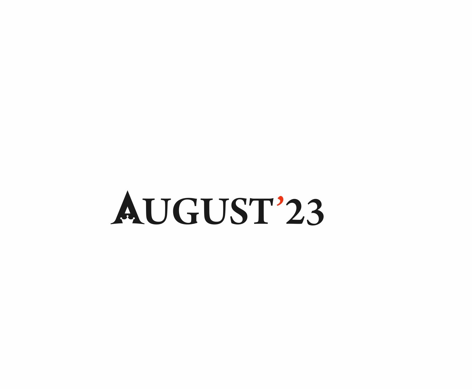 Логотип для AUGUST'23 - дизайнер anstep
