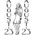 Логотип для AUGUST'23 - дизайнер Robin