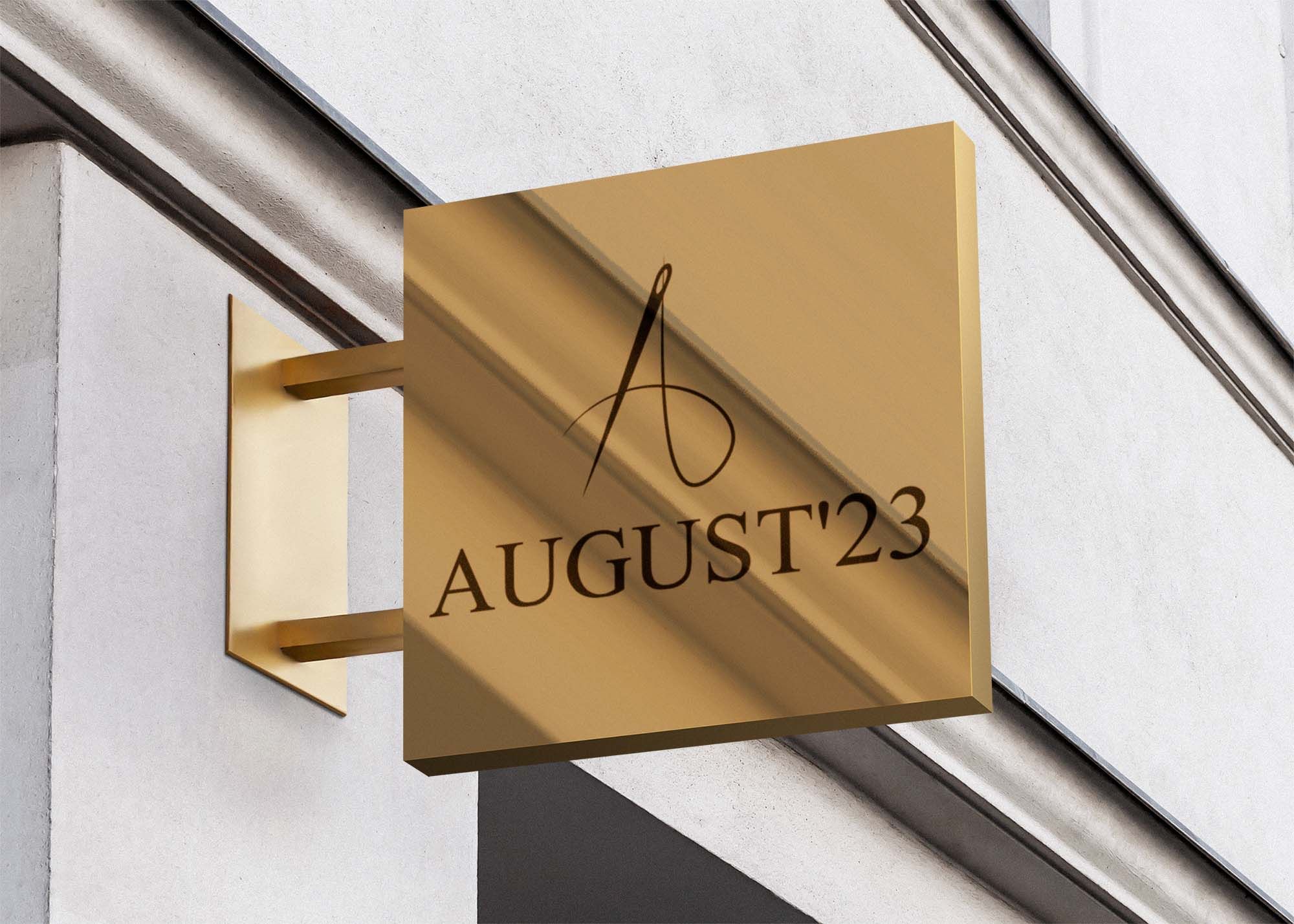 Логотип для AUGUST'23 - дизайнер KseniaStrich