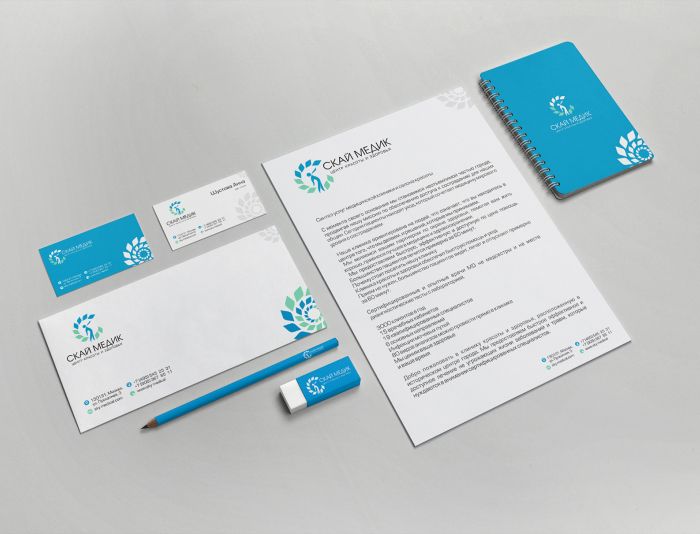 Лого и фирменный стиль для Логотип и фирм стиль клиники красоты Скай Медик - дизайнер LiXoOn