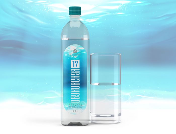 этикетка и бутылка для минеральной воды - дизайнер anndi25