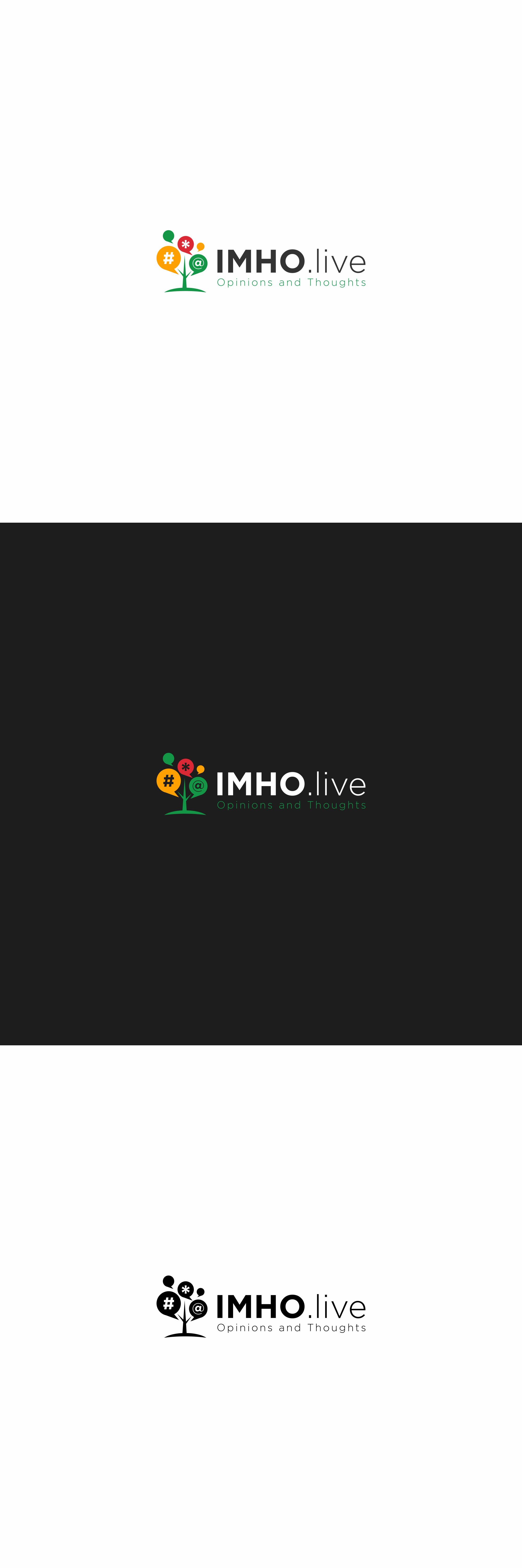Логотип для IMHO.live — Opinions and Thoughts - дизайнер ironbrands