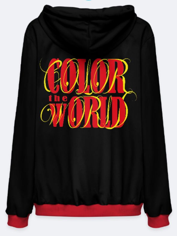 Дизайн футболки  color the world  - дизайнер Polenova_11