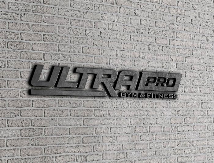 Логотип для ULTRA PRO GYM&FITNESS - дизайнер farhaDesigner