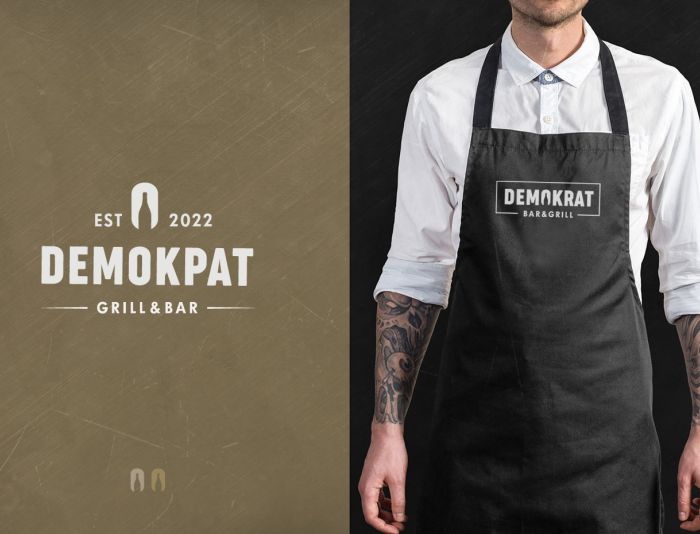 Лого и фирменный стиль для DEMOKPAT - дизайнер kokker
