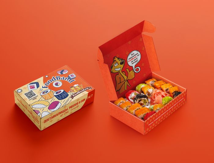 Дизайн упаковки роллов FoodBand - дизайнер vell21