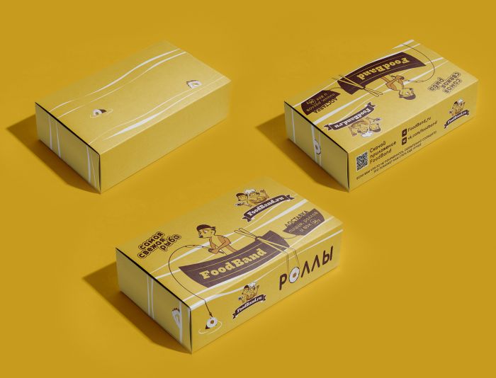 Дизайн упаковки роллов FoodBand - дизайнер AnnaStp