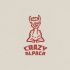 Логотип для студии дизайнерского трикотажа Crazy alpaca - дизайнер andblin61